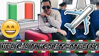 Flyger äntligen till ITALIEN | resevlogg