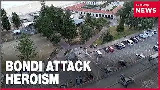 Dashcam captures moment man briefly disarms Bondi Beach shooter