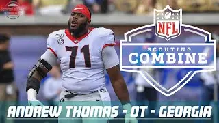 Andrew Thomas Combine Workout | Georgia Bulldogs Offensive Tackle