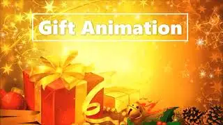 Gift Animation, 4k Background effect, Animation, Gift Motion Graphics, No Copyright Video.
