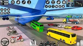 Trailer truck car transport 3D Game #truck🎮