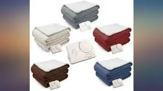 Pure Warmth Comfort Knit Natural Sherpa Electric Heated Blanket Twin Brick review
