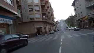 Recorrido por la nueva zona azul de Blanes (28-1-2013)