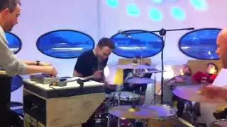 Keef Winter, Rory Phillips & Steve Ennis in Futuro House at Matts Gallery, London