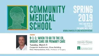 Community Medical School presents: 