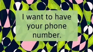 📳 They want to have your phone number 🥹📞