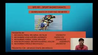 Kinetic and Kinematic Analysis on 100m Sprint Start