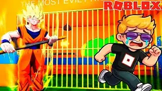 ESCAPANDO de la PRISION de GOKU BARRY en ROBLOX