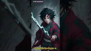 BATTLE WITH THE DRAGON 🐲#AI #themedemonslayer #anime #aivideo #ai #AIVDO