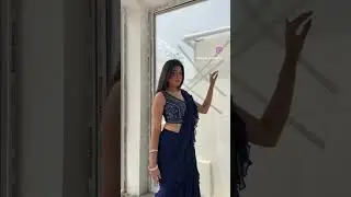 Navy Blue Saree