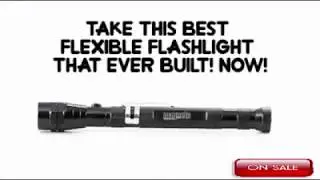 Light On Magnetic Telescopic Flashlight Equipped with Magnet on Both Ends and 3 LED Lights