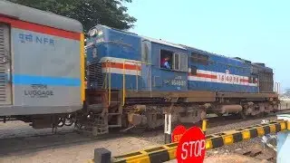 [IRFCA] 15656 Katra-Kamakhya Express behind Gonda WDM3A