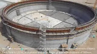 Construction of Pre-stressed Concrete Strategic Water Reservoirs.
