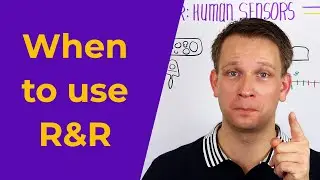 Gage R&R is ideal for human sensors | When to use R&R