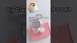 ✨ASMR Diy Clay Cake # 0043🎂     This kit is available in our shop💗 #diy#cake #asmr #mini #clay