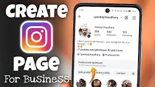 How to Create Instagram Page for Business 2026 | Instagram Par Page Kaise Banaye