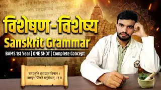Visheshan vishesya | विशेषण विशेष्य | Sanskrit | Bams 1st year #aiia #sanskrit #sanskritgrammar 