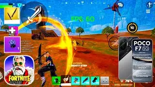 Poco F7 60 FPS Fortnite Mobile Gameplay Test,Fortnite Mobile Blitz Royale World Of Bleach Gameplay