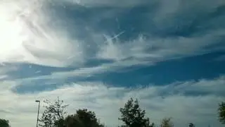 Time Lapse - Cirrus with sundog