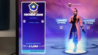 Reached Contender League In Arena Fortnite