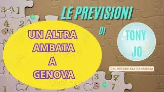 Ambata a Genova -  Dal Metodo Caccia Ambata