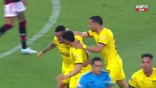 GOL DE PE&Ntilde;AROL A FLAMENGO !!! Javier Cabrera - 0-1 ///  INFO FUTBOL