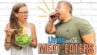 Living with MEAT EATERS as a VEGAN | Tips & FREE Dinner Meal Plan!