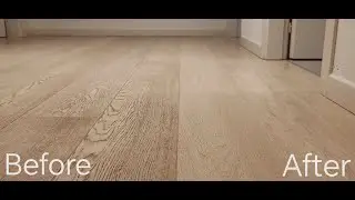 How to clean your brushed oak wood floor properly