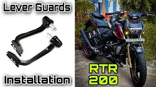Install Hand Guard Protector in Apache RTR 200 4v🔥