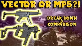 Vector or MP5?! (The Division) Sub Machine Gun Comparison.