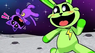 Catnap e Hoppy no ENCONTRO NA LUA no Smiling Critters VR