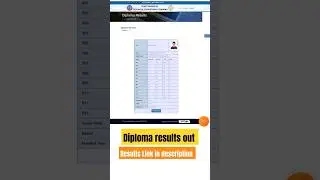 Diploma Results out 🔥 | check now Direct link in description #apdiploma #diploma #results