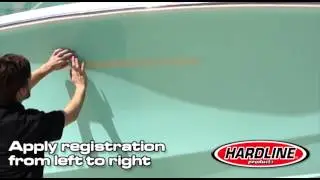 Applying Boat Registration Numbers by Hardline Products