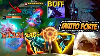 KINDRED JUNGLE FICOU MUITO FORTE COM ESSE BUFF NO LOBO !! - LEAGUE OF LEGENDS