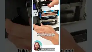 Industrial barcode printer