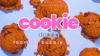 How to Make Cookie Dough Foaming Bubble Scoops (Solid Bubble Bath)