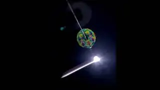 A Cosmic Space Journey Through a Kaleidoscope