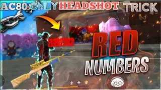 ONLY HEADSHOT WITH AC80 GUN | Only red number with AC80 Gun || #shorts