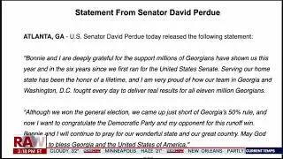 Senator David Perdue Concedes To Jon Ossoff, Senate Turns Blue | NewsNOW from FOX