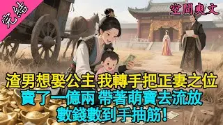 【一口氣聽完】💰 渣夫想娶公主？我轉手把正妻之位賣了一億兩！帶著萌寶去流放，數錢數到手抽筋！💅👑#有聲書 #穿越 #爽文 #萌娃 #大女主 #原創