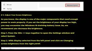 Laptop Battery Draining Fast Problem and Solution