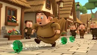 Minecraft Sleepy Villager Dropped His Emerald 💎 | Funny Toddler Song | Kids Rhymes