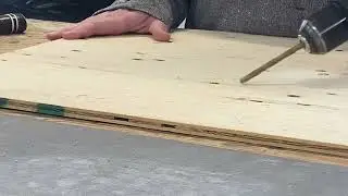 Preparing a wood panel for next art project