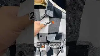 Double Pocket Shirt | Brushing Check Shirt | @famechoice #shorts