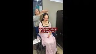 Lily Munster Makeup Timelapse