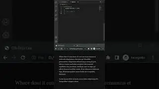 Creating Drop Caps in HTML and CSS  #shorts