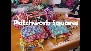 Video Number 100 !!!!  How to make a Patchwork Square with a Half Double Crochet