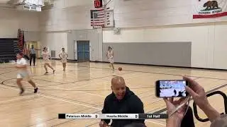 Dec. 16. 2025 Peterson middle vs Huerta middle Play off game 1/2