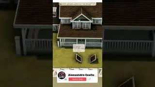 The Sims 4 ITA⭐️Decorazione per tetti SENZA TOOL!! In arrivo!⭐️ #thesims4 #tutorial #speedbuild