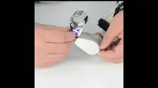 40X All Metal Illuminated Jewelry Magnifier with LED UV